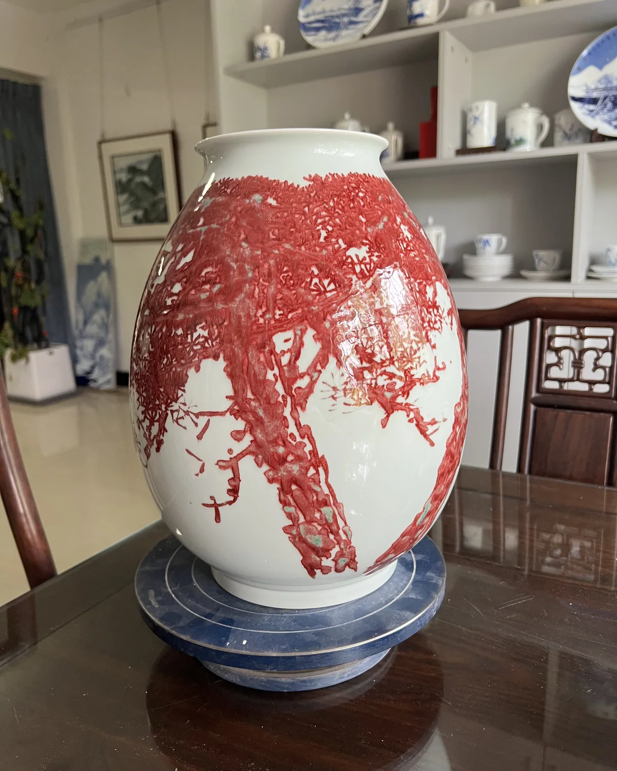 Copper-red Painted vessel
